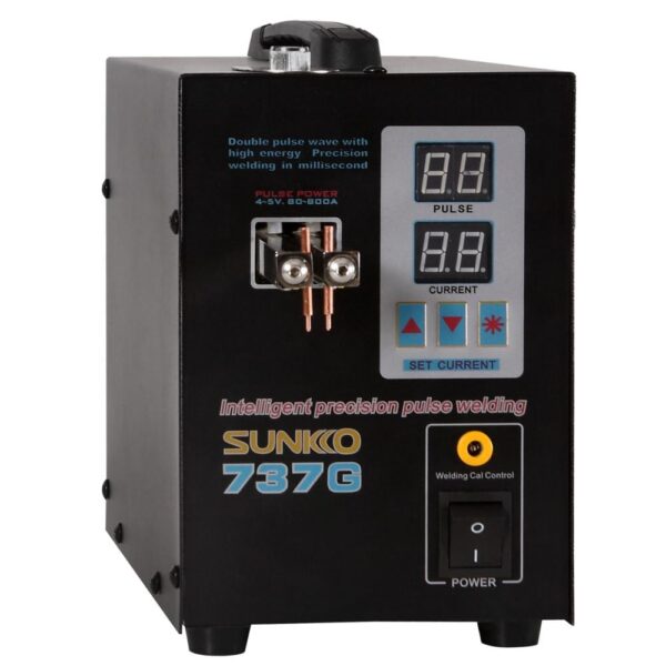 SUNKKO 737G S737G Double Digital Double Pulse Small Battery Welding Machine English Panel Battery Spot Welder