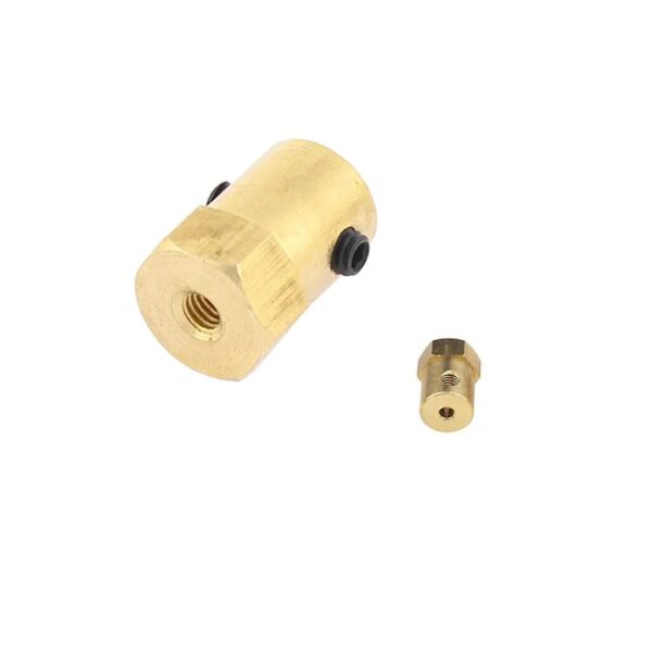 Hex coupling 3mm 4mm 5mm 6mm for Robot Smart Car Wheel 18mm Length