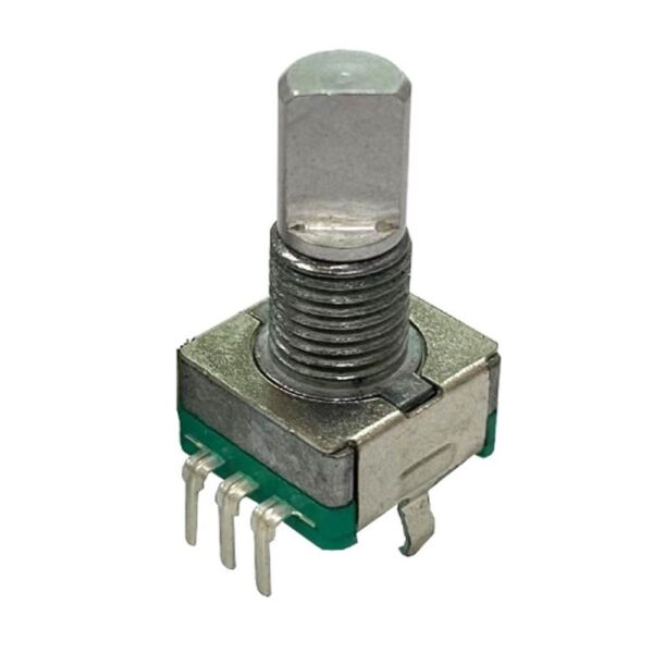 Hongyan EC11H 7CE15P1ZD15F7 Rotary Encoder with Push Button Switch Vertical Plug-in 5-pin 360-Degree