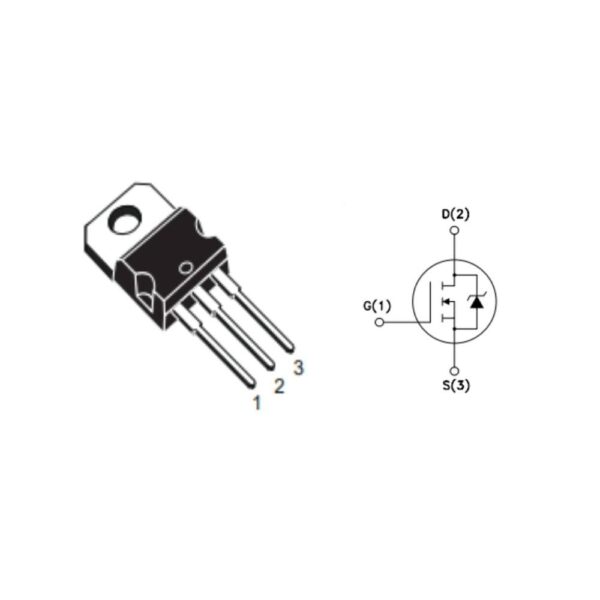 IRF520 MOSFET - Image 4