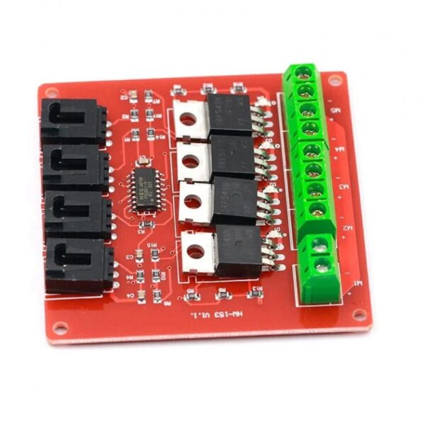 IRF540 Isolation Power Module Electronic Block 4 Channel MOSFET Switch - Image 3