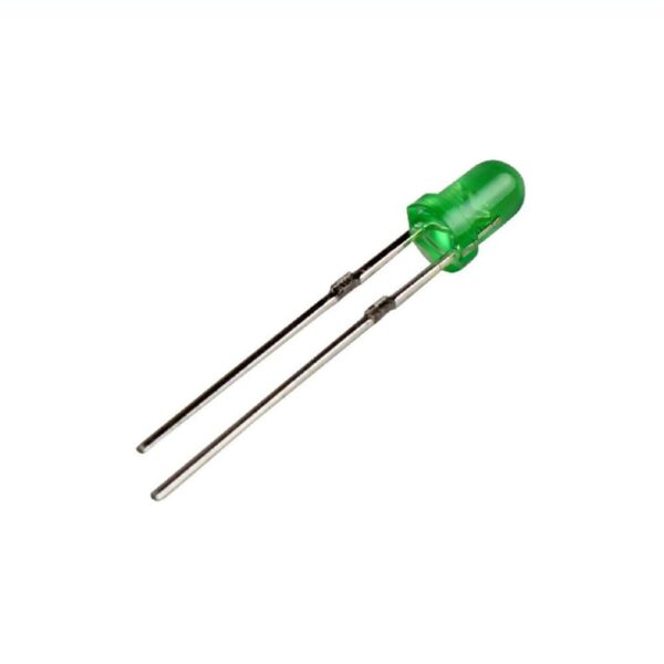 LED 3MM GREEN (5 Pieces) - Image 3