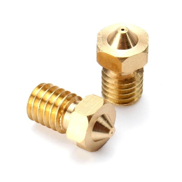 M6 Thread Brass Nozzle V5 V6 UM Compatible – 3mm x 0.3mm (for 3D printer) - Image 3