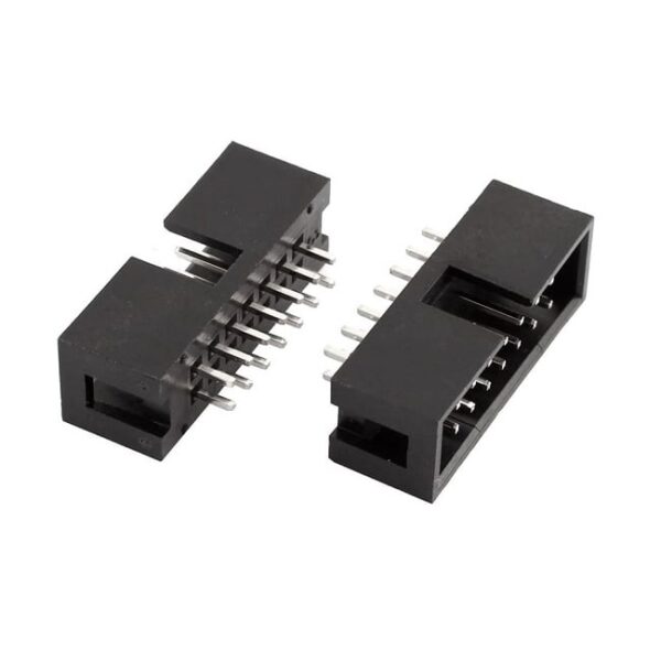 2.54mm DC3 14 Pin Straight Male IDC Socket (Pack of 5)