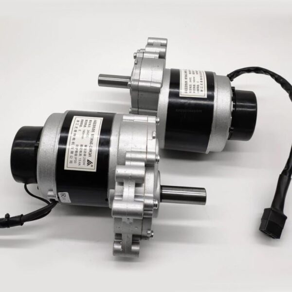 MY1016ZL 24V 250W 120 RPM Electric Brushed Gear Wheelchair DC Motor with Electromagnetic Breaks - Image 8