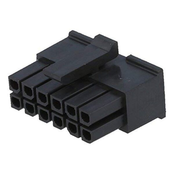 Molex 12 Pin 3mm Pitch Micro-Fit Male Connector Housing With Crimping Pins (1 Set) - Image 3