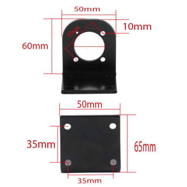 Motor Bracket for 42/45mm Planetary Motor 35mm PCD - Image 2