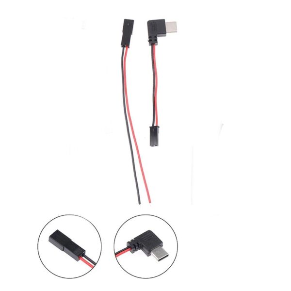 Motorcycle Interface USB-C Type 90 Degree Male+Jst Plug USB To Jst/Syp Terminal Interface Cable Connector - Image 3