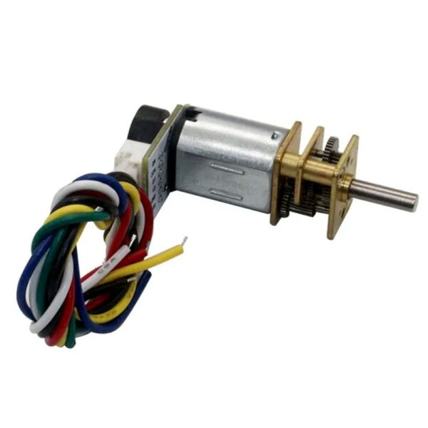 N20 6V 100RPM Micro Metal Gear Motor With Encoder - Image 3
