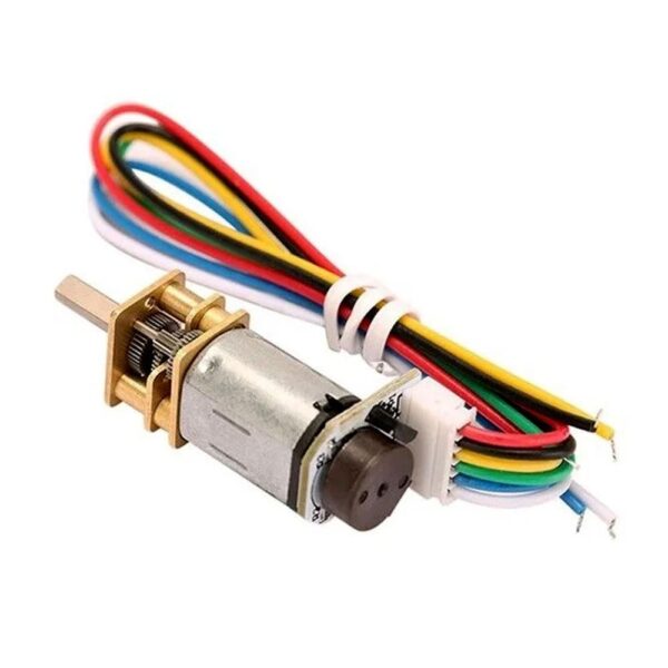 N20 6V 100RPM Micro Metal Gear Motor With Encoder