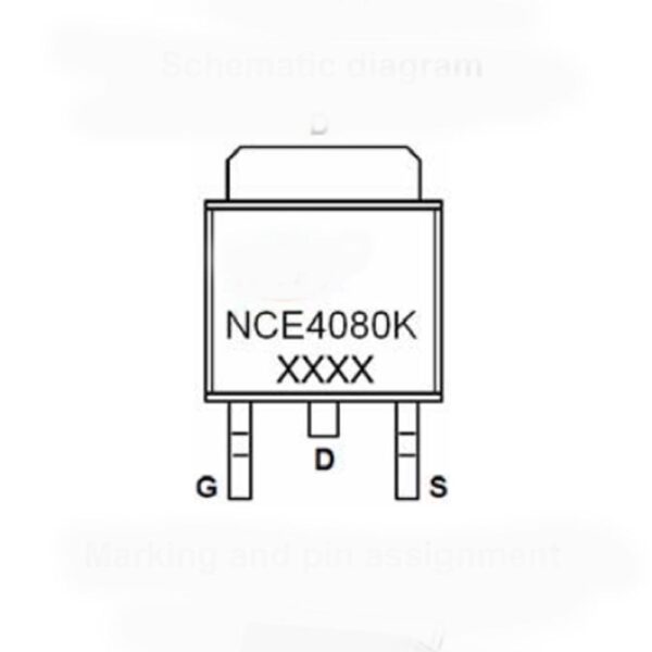 NCE4080K 40V 80A N-Channel Enhancement Mode Power Mosfet - Image 3