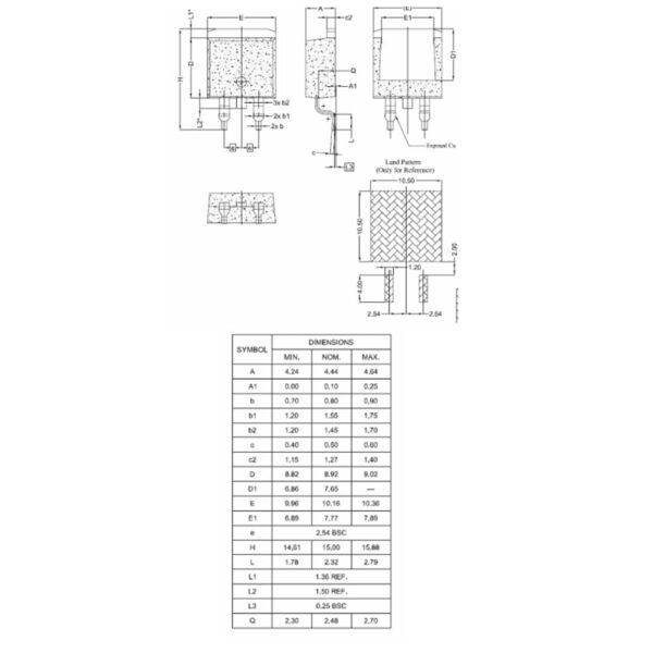 NCEP028N85D 85V 200A N-Channel Enhancement Mode Power Mosfet - Image 3
