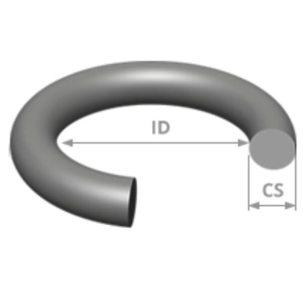 O-rings For 12mm Metal Switch / Indicator LED NBR Nitrile Black (Pack of 5) - Image 2