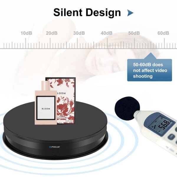PULUZ 30cm Adjusting Speed Rotating Turntable Display Stand - Image 4