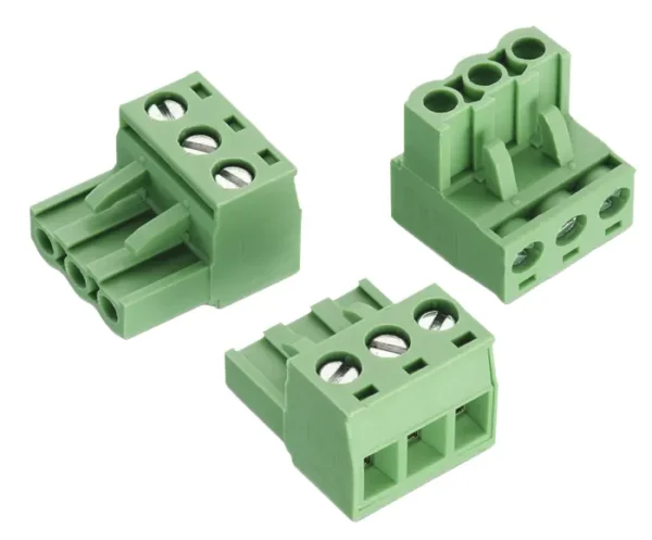 XY2500 3 Pin Close Type Male-Female Terminal – Pluggable Terminal – Right Angle - Image 3