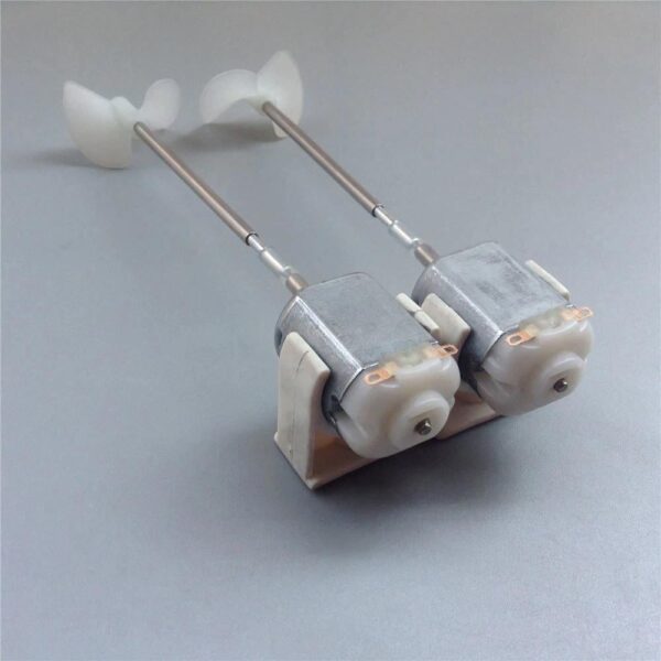 RC Boat motor Drive Set 130 Motor+Motor Seat+Copper Coupling+75mm Shaft+Propellers Kit For DIY RC Model boat Ship (2 Sets) - Image 4
