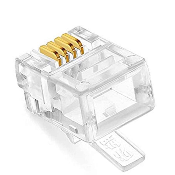 RJ11/12 Connector Male 4 Pin (10 Pcs) - Image 3