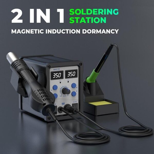 Soldering Station ATETool AM877D Rework Station Hot Air Gun - Image 2