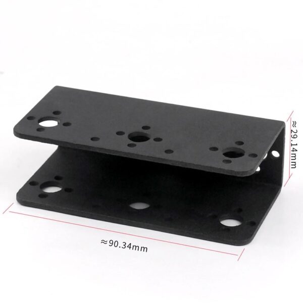  U Shape Bracket For Robotic Arm Servo Motor Silver/Black  - Image 2