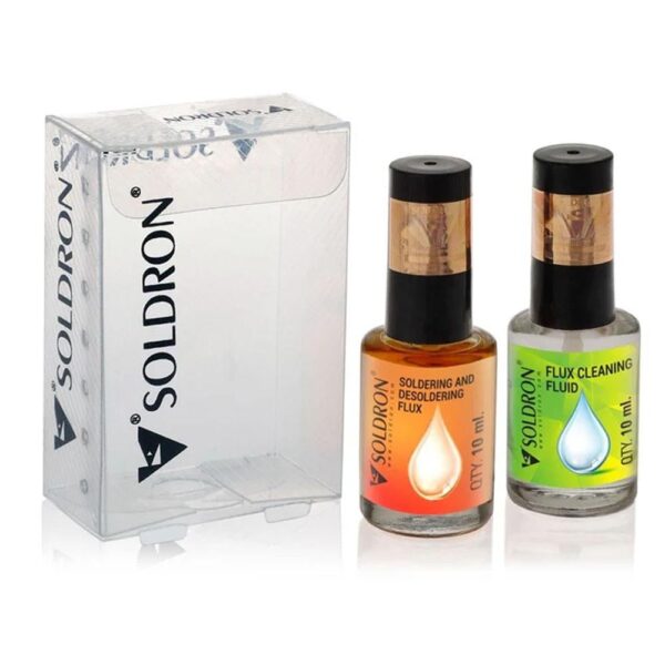 SOLDRON FCD10 Soldering Flux and Cleaner Duo (10mL each)