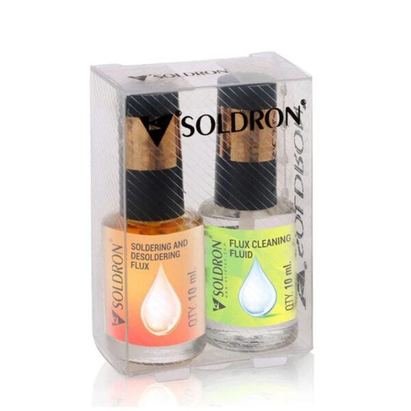 SOLDRON FCD10 Soldering Flux and Cleaner Duo (10mL each) - Image 2