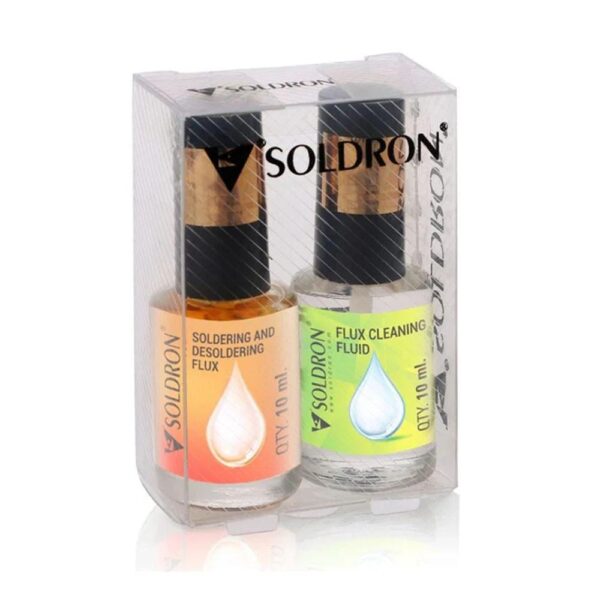 SOLDRON FCD10 Soldering Flux and Cleaner Duo (10mL each) - Image 3