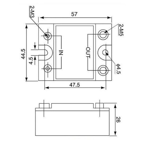SSR-100DD 5-200V Solid State Relay - Image 3