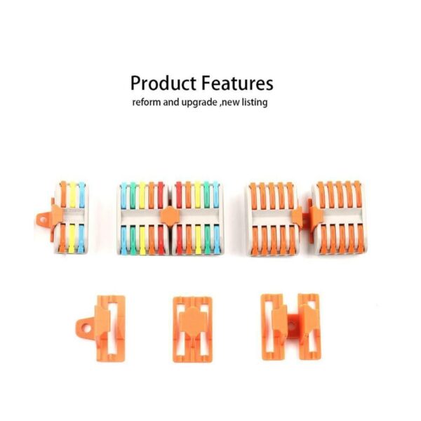 YL-24 Quick Connector Terminal Block Fixing Cable locking Splice Conductor - Image 3