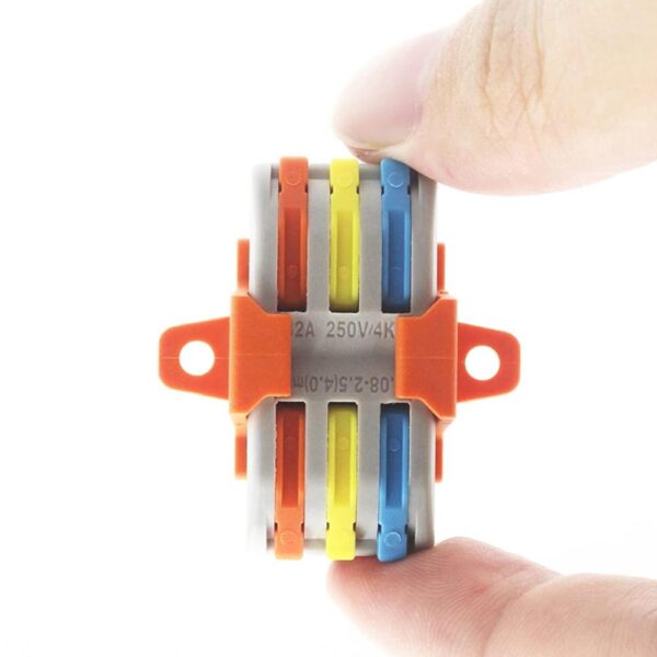 YL-24 Quick Connector Terminal Block Fixing Cable locking Splice Conductor - Image 11