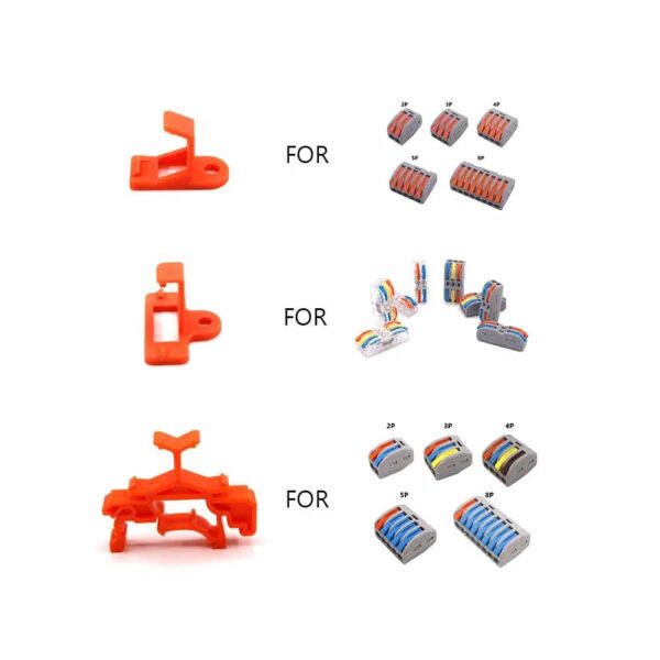 YL-22 Quick Connector Terminal Block Fixing Cable locking Splice Conductor - Image 3