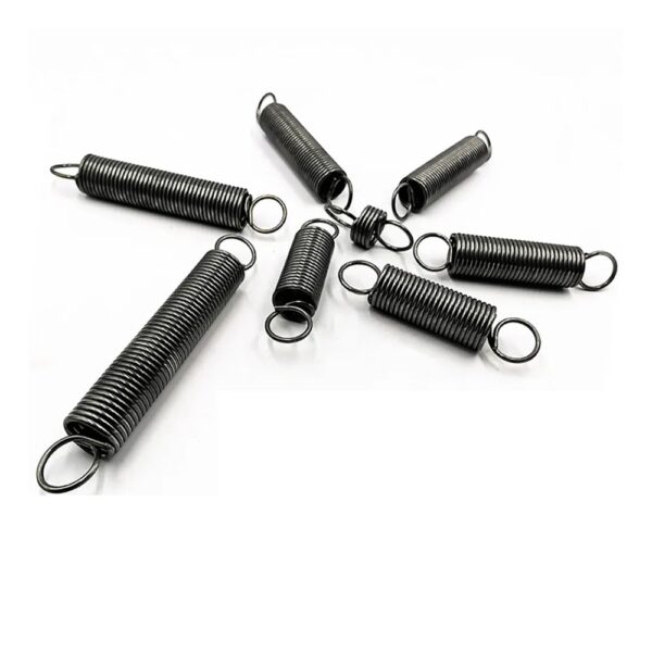 Spring 100mm Length Wire Diameter 0.8mm, OD 10mm Steel Tension Closed Hook Cylindroid Helical Pullback Extension Coil - Image 5