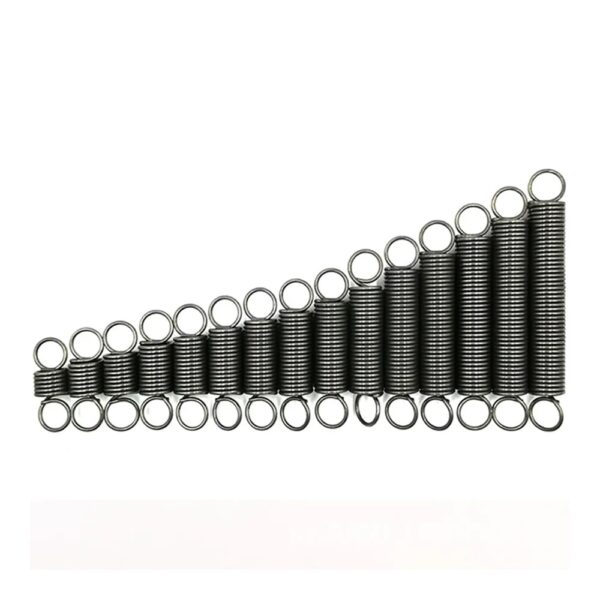Spring 100mm Length Wire Diameter 0.8mm, OD 10mm Steel Tension Closed Hook Cylindroid Helical Pullback Extension Coil - Image 6