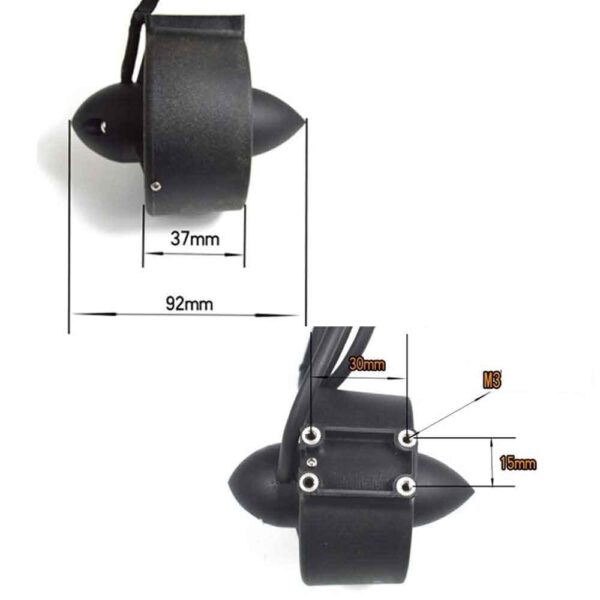 Hobbyocean Underwater Thruster 12-16V 860KV 300W Reverse Brushless Motor + 40A ESC for RC Bait Tug Boat Nest Ship Submarine ROV Robot Underwater Propeller - Image 5