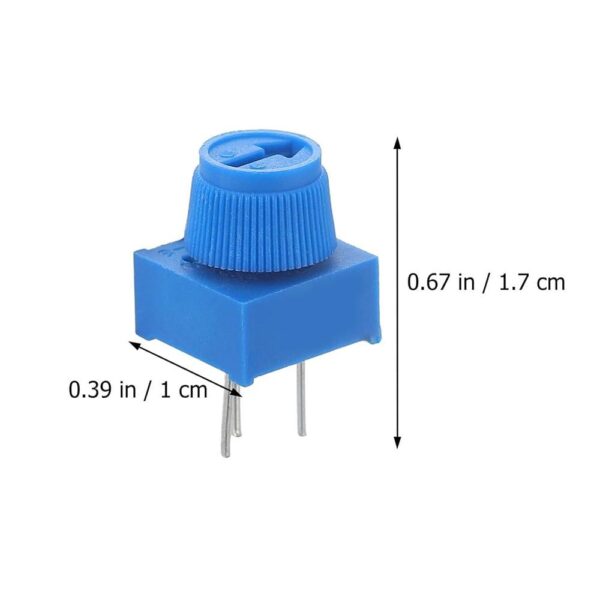 Top Adjust 5K Through Hole Trimmer Potentiometer - Image 8