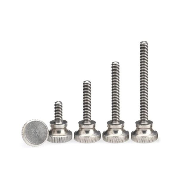 Thumb Screw M2.5 12mm Long 304 Stainless Steel Knurl Head Hand Tighten Curtain Wall Glass Lock Bolt - Image 4