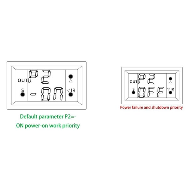 DC 12V Dual LED Display Timing Delay Relay Module Cycle Timer Digital 20A 0-999 Seconds Minutes Hours Cycle Time Control Switch - Image 11