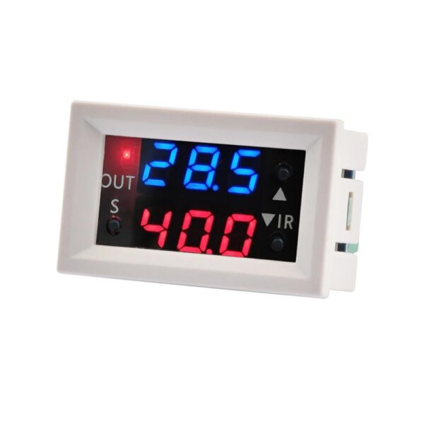 DC 12V Dual LED Display Timing Delay Relay Module Cycle Timer Digital 20A 0-999 Seconds Minutes Hours Cycle Time Control Switch