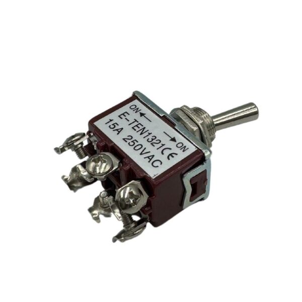 Toggle Switch 15A 250V DPDT ON-OFF E-TEN1321 Industrial Grade - Image 6