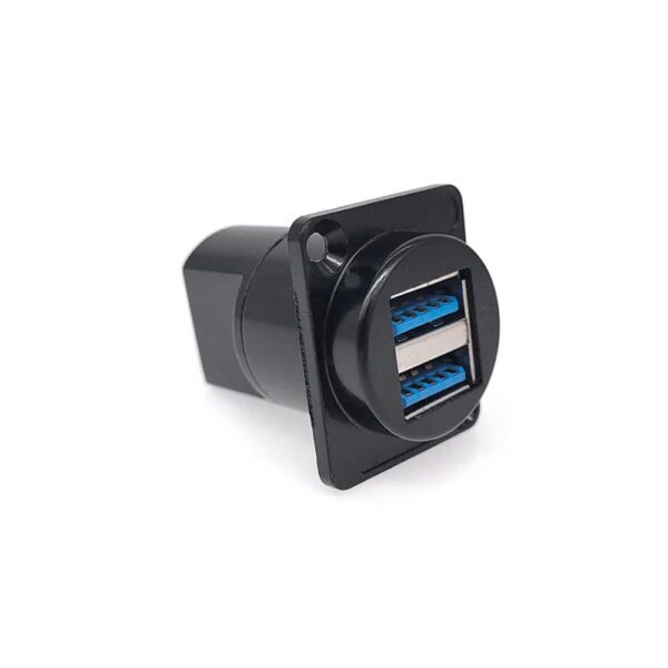USB Dual 3.0 Panel Mount Connector