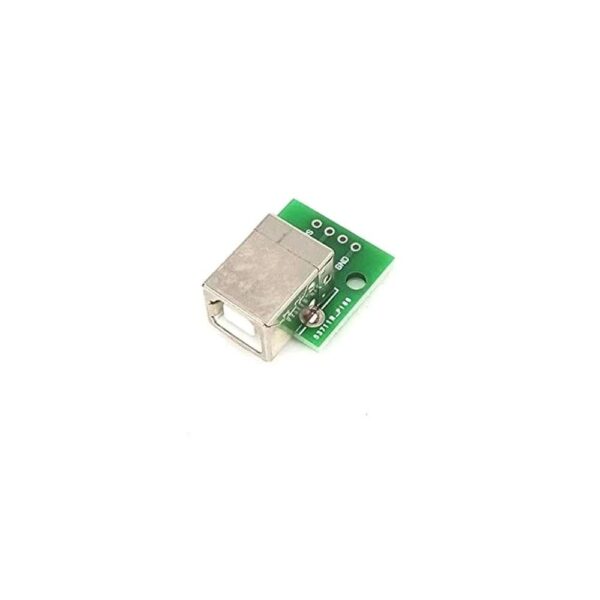 USB Type-B Female Head to DIP 4 pin Breakout PCB Module - Image 2