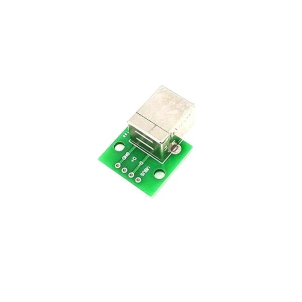 USB Type-B Female Head to DIP 4 pin Breakout PCB Module - Image 3