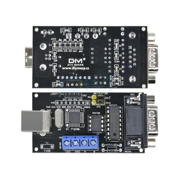 USB to Serial RS232/UART TTL/RS485 DB9 Adapter Converter Module for FTDI FT232BM/BL Provide the USB Driver For Linux For Windows - Image 3