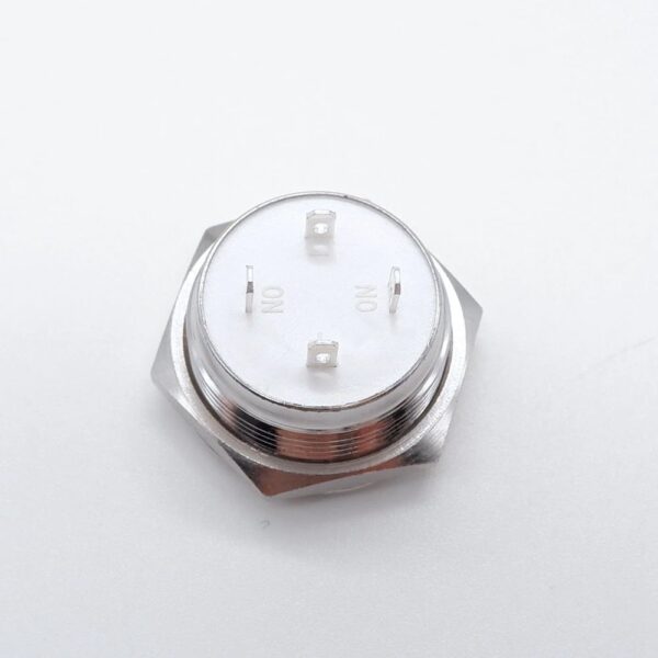Ultra-Short Flat Head 16MM Red 3-6V Waterproof Momentary Non-Latching Ultra-Thin Touch Metal Push Button with Led Light - Image 6