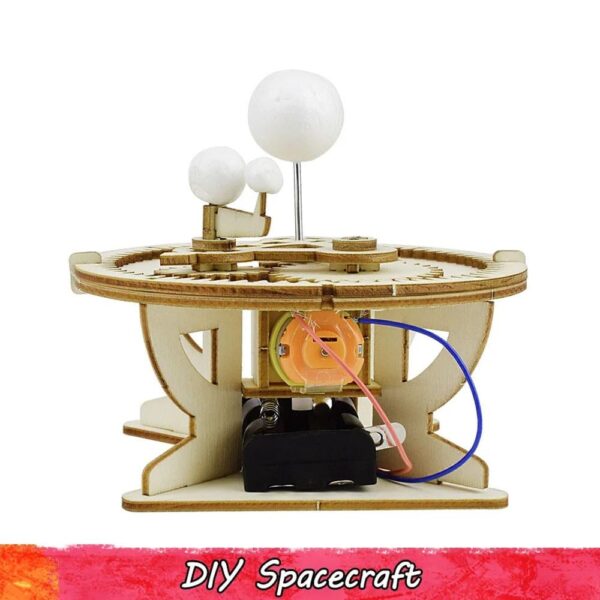 Universe Planet Movement DIY Toy Kits for Children With Electric Assembly Kit Of MDF - Image 3
