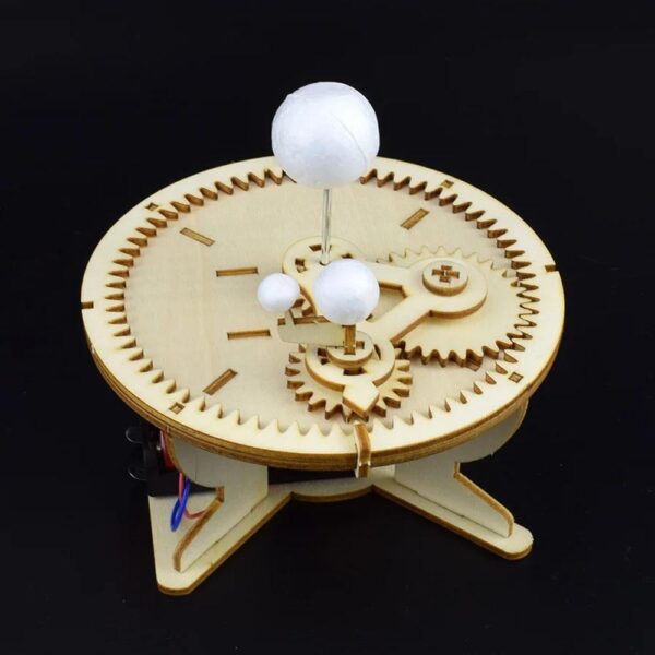 Universe Planet Movement DIY Toy Kits for Children With Electric Assembly Kit Of MDF - Image 5