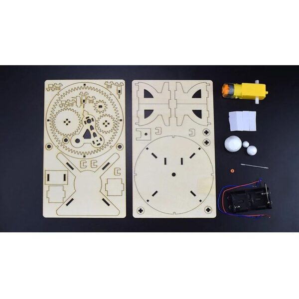 Universe Planet Movement DIY Toy Kits for Children With Electric Assembly Kit Of MDF - Image 4