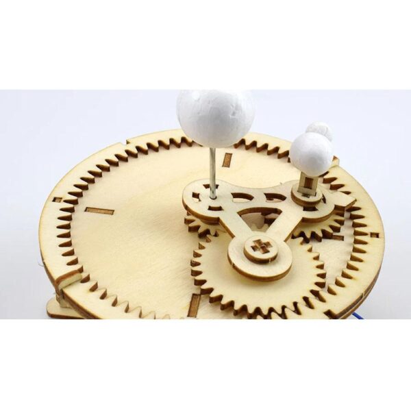 Universe Planet Movement DIY Toy Kits for Children With Electric Assembly Kit Of MDF - Image 6