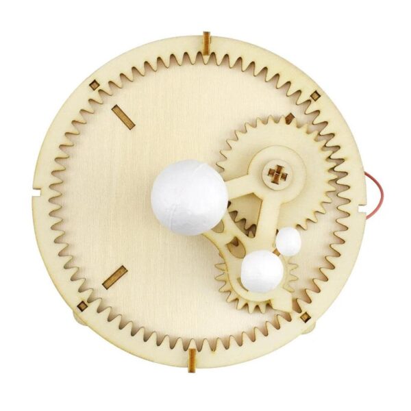 Universe Planet Movement DIY Toy Kits for Children With Electric Assembly Kit Of MDF - Image 7