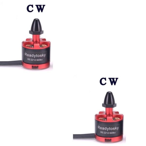 DJI 2212 920KV Brushless DC Motor for Drone with Black Cap (CW Motor Rotation) - Image 2