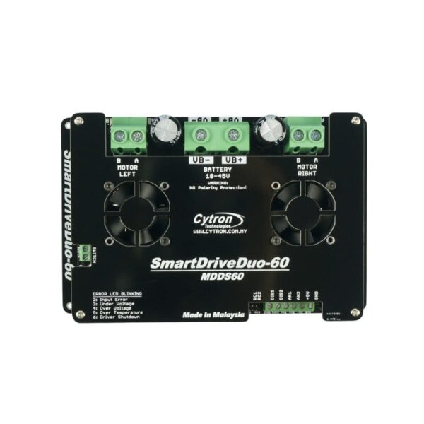 2×60 Cytron 7V-45V SmartDrive DC Motor Driver (100Amp Peak) - Image 2